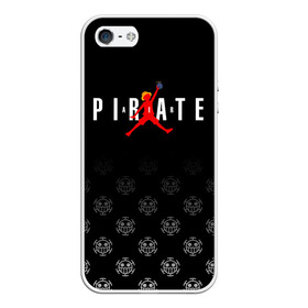 Чехол для iPhone 5/5S матовый с принтом PIRATE AIR One Piece в Белгороде, Силикон | Область печати: задняя сторона чехла, без боковых панелей | anime | manga | monkey d. luffy | one piece | аниме | баскетбол | баскетболист | большой куш | ван пис | вон пис | джордан | капитан | король пиратов | лого | логотип | луси | луфи | луффи | манга | манки д. луффи | мугивара