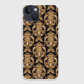 Чехол для iPhone 13 с принтом золотые узоры в Белгороде,  |  | versace | абстракция | версаче | золотые узоры | паттерн | текстуры | узоры