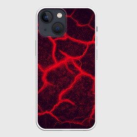 Чехол для iPhone 13 mini с принтом КРОВАВЫЕ ТРЕЩИНЫ в Белгороде,  |  | иллюстрация | кровь | неон | раны | текстура | трещина