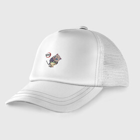 Детская кепка тракер Хашибира | Kimetsu No Yaiba (Z): в Белгороде, Козырек - 100% хлопок. Кепка - 100% полиэстер, Задняя часть - сетка | универсальный размер, пластиковая застёжка | Тематика изображения на принте: demon slayer | kimetsu no yaiba | slayer | иноске хашибира | клинок рассекающий демонов | незуко | шинобу кочо