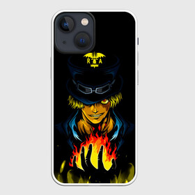 Чехол для iPhone 13 mini с принтом Сабо | Революционная армия | One Piece в Белгороде,  |  | anime | manga | one piece | ra | revolutionary army | sabo | аниме | балтиго | бандит | большой куш | в шляпе с очками | ван пис | вон пис | знать | королевство камабакка | луси | манга | начальник штаба | пират | ра