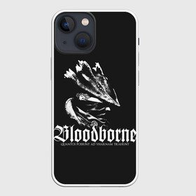 Чехол для iPhone 13 mini с принтом Бладборн в Белгороде,  |  | bloodborne | game | games | stranger | бладборн | игра | игры | соулс | странник