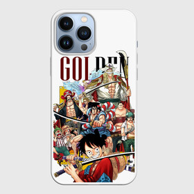 Чехол для iPhone 13 Pro Max с принтом Пираты One Piece. Большой куш в Белгороде,  |  | Тематика изображения на принте: anime | manga | monkey d. luffy | one piece | аниме | большой куш | бэгги | ван пис | вон пис | джоз | кодзуки оден | король пиратов | красноволосый шанкс | луфи | луффи | манга | манки д. луффи | марко | пират