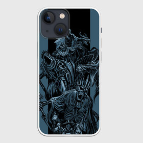 Чехол для iPhone 13 mini с принтом Скелеты из шкафа в Белгороде,  |  | dark | diablo | привидение | скайрим | скелет | череп