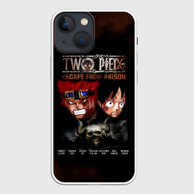 Чехол для iPhone 13 mini с принтом Two Piece. ESCAPE FROM PRISON в Белгороде,  |  | anime | manga | monkey d. luffy | one piece | аниме | арудж | бейзил хокинс | большой куш | ван пис | вон пис | луфи | луффи | манга | манки д. луффи | пират | ророноа зоро | скретчмен апу | соломенная шляпа