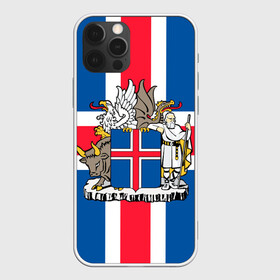 Чехол для iPhone 12 Pro Max с принтом Флаг и Герб Исландии в Белгороде, Силикон |  | бык | герб | грифон | дракон | исландии | исландия | коровы | красный | линии | орел | пастух | синий | флаг