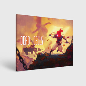 Холст прямоугольный с принтом Dead Cells ГГ в Белгороде, 100% ПВХ |  | cell | cells | dead | dead cells | game | gamer | games | metroidvania | roguelike | игра | игры