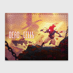 Обложка для студенческого билета с принтом Dead Cells ГГ в Белгороде, натуральная кожа | Размер: 11*8 см; Печать на всей внешней стороне | Тематика изображения на принте: cell | cells | dead | dead cells | game | gamer | games | metroidvania | roguelike | игра | игры