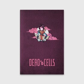 Обложка для паспорта матовая кожа с принтом Dead Cells Pink в Белгороде, натуральная матовая кожа | размер 19,3 х 13,7 см; прозрачные пластиковые крепления | cell | cells | dead | dead cells | game | gamer | games | metroidvania | roguelike | игра | игры