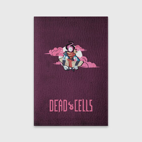 Обложка для паспорта матовая кожа с принтом Dead Cells Pink в Белгороде, натуральная матовая кожа | размер 19,3 х 13,7 см; прозрачные пластиковые крепления | Тематика изображения на принте: cell | cells | dead | dead cells | game | gamer | games | metroidvania | roguelike | игра | игры