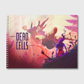 Альбом для рисования с принтом Battle Dead Cells в Белгороде, 100% бумага
 | матовая бумага, плотность 200 мг. | Тематика изображения на принте: cell | cells | dead | dead cells | game | gamer | games | metroidvania | roguelike | игра | игры