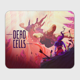 Коврик для мышки прямоугольный с принтом Battle Dead Cells в Белгороде, натуральный каучук | размер 230 х 185 мм; запечатка лицевой стороны | cell | cells | dead | dead cells | game | gamer | games | metroidvania | roguelike | игра | игры