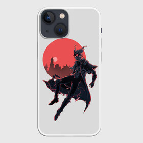 Чехол для iPhone 13 mini с принтом Hunter в Белгороде,  |  | bloodborne | game | games | stranger | бладборн | игра | игры | соулс | странник