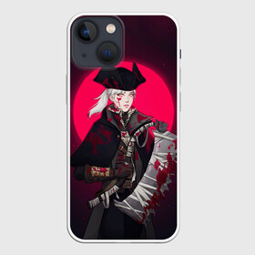 Чехол для iPhone 13 mini с принтом Охотница в Белгороде,  |  | bloodborne | game | games | stranger | бладборн | игра | игры | соулс | странник