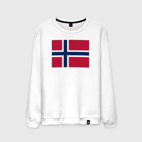 Мужской свитшот хлопок с принтом Норвегия | Флаг Норвегии в Белгороде, 100% хлопок |  | красный | линии | норвегии | норвегия | синий | флаг | флаг норвегии