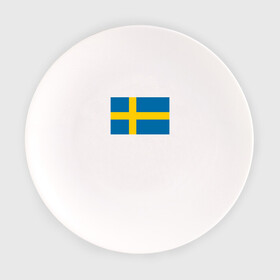 Тарелка с принтом Швеция | Флаг Швеции в Белгороде, фарфор | диаметр - 210 мм
диаметр для нанесения принта - 120 мм | герб | желтый | знак | линии | прямоугольник | символика | синий | флаг | швеции | швеция