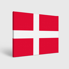 Холст прямоугольный с принтом Дания | Флаг Дании в Белгороде, 100% ПВХ |  | Тематика изображения на принте: белый | герб | государство | дании | дания | знак | красный | крест | линии | символика | страна | флаг