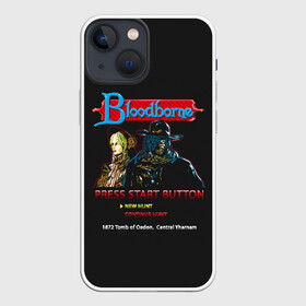 Чехол для iPhone 13 mini с принтом Bloodborne 8 bit в Белгороде,  |  | 8 bit | 8 бит | bloodborne | game | games | stranger | бладборн | игра | игры | соулс | странник