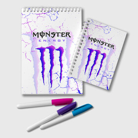 Блокнот с принтом MONSTER ENERGY / МОНСТЕР в Белгороде, 100% бумага | 48 листов, плотность листов — 60 г/м2, плотность картонной обложки — 250 г/м2. Листы скреплены удобной пружинной спиралью. Цвет линий — светло-серый
 | Тематика изображения на принте: monster energy | motorcycle | racing. | sport | sportcar | авто | байк | байкер | гонки | зеленый | монстер | мотоспорт | мототехника | мотоцикл | мотоциклист | скутер | спорткар | энергетик