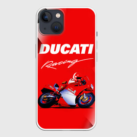 Чехол для iPhone 13 с принтом DUCATI   ДУКАТИ   RACING в Белгороде,  |  | ducati | motorcycle | motosport | racing | speed | sport | байк. | гонки | двигатель | дукати | мото | мотокросс | мотоспорт | мототриал | мотоцикл | скорость | спорт