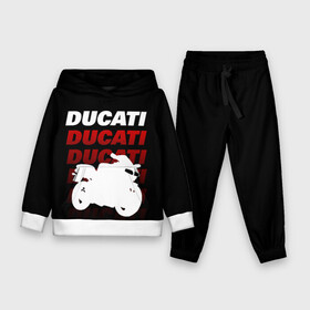 Детский костюм 3D (с толстовкой) с принтом DUCATI   ДУКАТИ   SPORT в Белгороде,  |  | Тематика изображения на принте: ducati | motorcycle | motosport | racing | speed | sport | байк. | гонки | двигатель | дукати | мото | мотокросс | мотоспорт | мототриал | мотоцикл | скорость | спорт