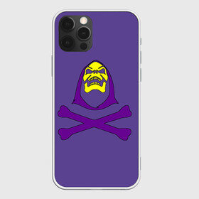 Чехол для iPhone 12 Pro с принтом Skeletor | Скелетор (2) в Белгороде, силикон | область печати: задняя сторона чехла, без боковых панелей | Тематика изображения на принте: grayskull | he man | skeletor | властелины вселенной | персонажи | скелет | скелетор