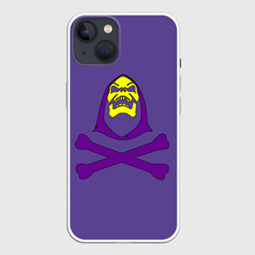 Чехол для iPhone 13 с принтом Skeletor | Скелетор (2) в Белгороде,  |  | Тематика изображения на принте: grayskull | he man | skeletor | властелины вселенной | персонажи | скелет | скелетор