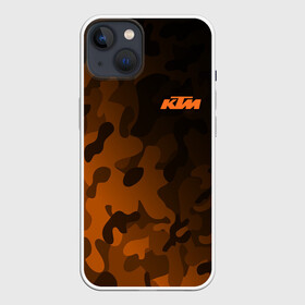 Чехол для iPhone 13 с принтом KTM | КТМ CAMO RACING в Белгороде,  |  | enduro | ktm | moto | moto sport | motocycle | orange | sportmotorcycle | ктм | мото | мото спорт | мотоспорт | оранжевый | спорт мото