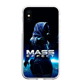 Чехол для iPhone XS Max матовый с принтом MASS EFFECT ТАЛИ ЗОРА в Белгороде, Силикон | Область печати: задняя сторона чехла, без боковых панелей | галактика | игра | кварианка | корабль | космос | косплей | нормандия | тали