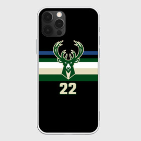 Чехол для iPhone 12 Pro Max с принтом Milwaukee Bucks форма. Крис Миддлтон в Белгороде, Силикон |  | 22 | basketball | edition | khris | middleton | milwaukee bucks | sport | statement | бакс | баскетбол | крис | миддлтон | милуоки | спорт | форма