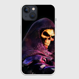 Чехол для iPhone 13 с принтом Skeletor | Masters of the Universe (+спина)  (Z) в Белгороде,  |  | he man | logo | masters of the universe | she ra | skeletor | властелины вселенной | логип | лого | мульт | мультфильм | скелетор