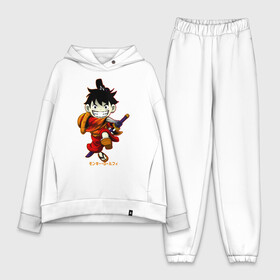 Женский костюм хлопок Oversize с принтом Monkey D. Luffy One Piece в Белгороде,  |  | anime | manga | monkey d. luffy | one piece | аниме | большой куш | ван пис | вон пис | капитан | король пиратов | луси | луфи | луффи | луффи но уми | луффи таро | манга | манки д. луффи | мугивара | пират | пятый император