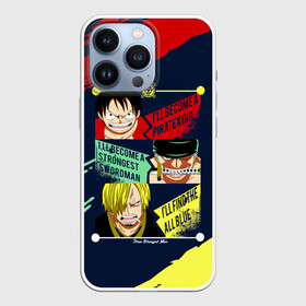 Чехол для iPhone 13 Pro с принтом Луффи, Зоро и Санджи One Piece в Белгороде,  |  | monkey d. luffy | one piece | vinsmoke sanji | zoro roronoa | большой куш | ван пис | винсмок санджи | вон пис | зородзюро | капитан | кок | луси | луфи | луффи | манки д. луффи | мугивара | пират | ророноа зоро | соломенная шляпа