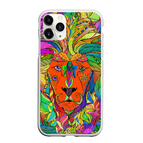 Чехол для iPhone 11 Pro матовый с принтом Лев шаман в Белгороде, Силикон |  | большие кошки. | волшебство | глаза | джунгли | животные | знак зодиака | лев | магия | мистика | перья | саванна | узоры | хищник | хозяин | царь зверей | шаман | эзотерика