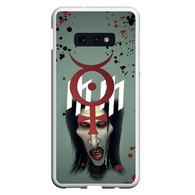 Чехол для Samsung S10E с принтом Marilyn Manson | Мерилин Мэнсон (Z) в Белгороде, Силикон | Область печати: задняя сторона чехла, без боковых панелей | hugh warner | marilyn manson | rock | глэм рок | гот | индастриал метал | индастриал рок | музыка | мэрилин мэнсон | рок | фрик | хард рок | шок рок