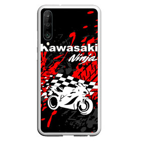 Чехол для Honor P30 с принтом KAWASAKI NINJA / КАВАСАКИ в Белгороде, Силикон | Область печати: задняя сторона чехла, без боковых панелей | kawasaki | motorcycle | motosport | ninja | racing | speed | sport | байк | гонки | двигатель | кавасаки | мото | мотокросс | мотоспорт | мототриал | мотоцикл | нинзя. | скорость | спорт