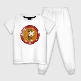 Детская пижама хлопок с принтом Firefly Serenity в Белгороде, 100% хлопок |  брюки и футболка прямого кроя, без карманов, на брюках мягкая резинка на поясе и по низу штанин
 | Тематика изображения на принте: firefly | serenity | космический корабль | светлячок