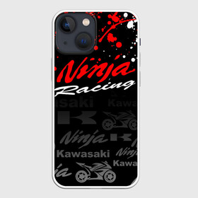 Чехол для iPhone 13 mini с принтом KAWASAKI NINJA   NINJA RACING в Белгороде,  |  | kawasaki | motorcycle | motosport | ninja | racing | speed | sport | байк | гонки | двигатель | кавасаки | мото | мотокросс | мотоспорт | мототриал | мотоцикл | нинзя. | скорость | спорт