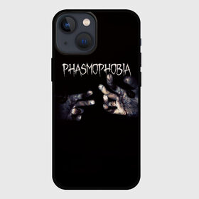 Чехол для iPhone 13 mini с принтом Phasmophobia в Белгороде,  |  | horror | phasmophobia | игра | пхасмафобия | пхасмофобия | руки | фазмофобия | фасмофобия | хоррор