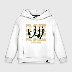 Детское худи Oversize хлопок с принтом Milwaukee Basketball в Белгороде, френч-терри — 70% хлопок, 30% полиэстер. Мягкий теплый начес внутри —100% хлопок | боковые карманы, эластичные манжеты и нижняя кромка, капюшон на магнитной кнопке | antetokounmpo | basketball | bucks | giannis | milwaukee | mvp | nba | sport | streetball | адетокумбо | бакс | баскетбол | игра | милуоки | мяч | нба | олень | спорт | стритбол | тренер | чемпион | янис