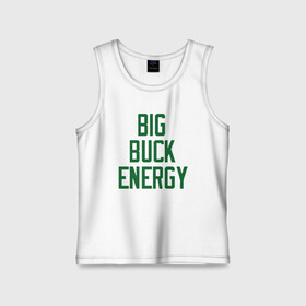 Детская майка хлопок с принтом Big Buck Energy в Белгороде,  |  | antetokounmpo | basketball | bucks | giannis | milwaukee | mvp | nba | sport | streetball | адетокумбо | бакс | баскетбол | игра | милуоки | мяч | нба | олень | спорт | стритбол | тренер | чемпион | янис