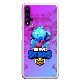 Чехол для Honor 20 с принтом BRAWL STARS SQUEAK: СКВИК. в Белгороде, Силикон | Область печати: задняя сторона чехла, без боковых панелей | brawl stars | leon | sally leon | shark | werewolf leon | акула | бравл старс | оборотень | сквик squeak