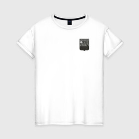 Женская футболка хлопок с принтом Герб города Тленск в Белгороде, 100% хлопок | прямой крой, круглый вырез горловины, длина до линии бедер, слегка спущенное плечо | бзсхднст | герб | сувенир | тлен | туризм