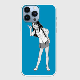 Чехол для iPhone 13 Pro Max с принтом Nagatoro Posing в Белгороде,  |  | Тематика изображения на принте: anime | chan | dont | gamo | hayase | manga | me | miss | mock | nagatoro | naoto | no | president | sakura | senpai | toy | with | yoshi | аниме | гамо | ёши | издевайся | йоши | манга | нагаторо | наото | не | президент | сакура | семпай |