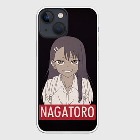 Чехол для iPhone 13 mini с принтом Miss Nagatoro в Белгороде,  |  | anime | chan | dont | gamo | hayase | manga | me | miss | mock | nagatoro | naoto | no | president | sakura | senpai | toy | with | yoshi | аниме | гамо | ёши | издевайся | йоши | манга | нагаторо | наото | не | президент | сакура | семпай |