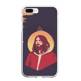 Чехол для iPhone 7Plus/8 Plus матовый с принтом Jared Leto | 30 SECONDS TO MARS (Z) в Белгороде, Силикон | Область печати: задняя сторона чехла, без боковых панелей | 30 seconds to mars | 30 секунд | 30 секунд до марса | jared joseph leto | jared leto | rock | джаред лето | музыка | песни | рок