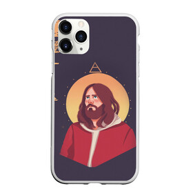 Чехол для iPhone 11 Pro Max матовый с принтом Jared Leto | 30 SECONDS TO MARS (Z) в Белгороде, Силикон |  | 30 seconds to mars | 30 секунд | 30 секунд до марса | jared joseph leto | jared leto | rock | джаред лето | музыка | песни | рок