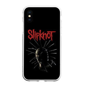 Чехол для iPhone XS Max матовый с принтом CRAIG JONES | SLIPKNOT (Z) в Белгороде, Силикон | Область печати: задняя сторона чехла, без боковых панелей | craig michael jones | rock | slipknot | крэг джонс | петля | рок | скользящий узел | слипкнот | тяжелый рок | удавка