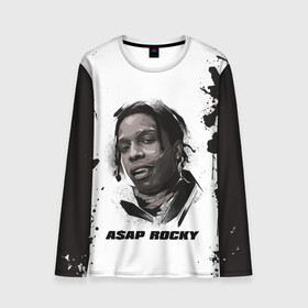 Мужской лонгслив 3D с принтом АСАП | ASAP ROCKY (Z) в Белгороде, 100% полиэстер | длинные рукава, круглый вырез горловины, полуприлегающий силуэт | Тематика изображения на принте: america | asap | asap rocky | black rap | music | rap | raper | testing | usa | америка | асап | асап роки | зарубежная музыка | музыка | музыкант | реп | репер | сша | тестин | черный реп