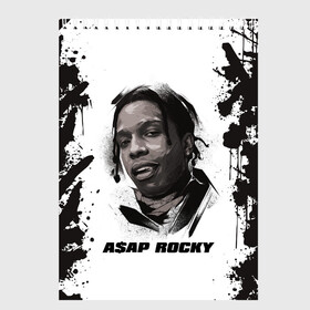 Скетчбук с принтом АСАП | ASAP ROCKY (Z) в Белгороде, 100% бумага
 | 48 листов, плотность листов — 100 г/м2, плотность картонной обложки — 250 г/м2. Листы скреплены сверху удобной пружинной спиралью | america | asap | asap rocky | black rap | music | rap | raper | testing | usa | америка | асап | асап роки | зарубежная музыка | музыка | музыкант | реп | репер | сша | тестин | черный реп